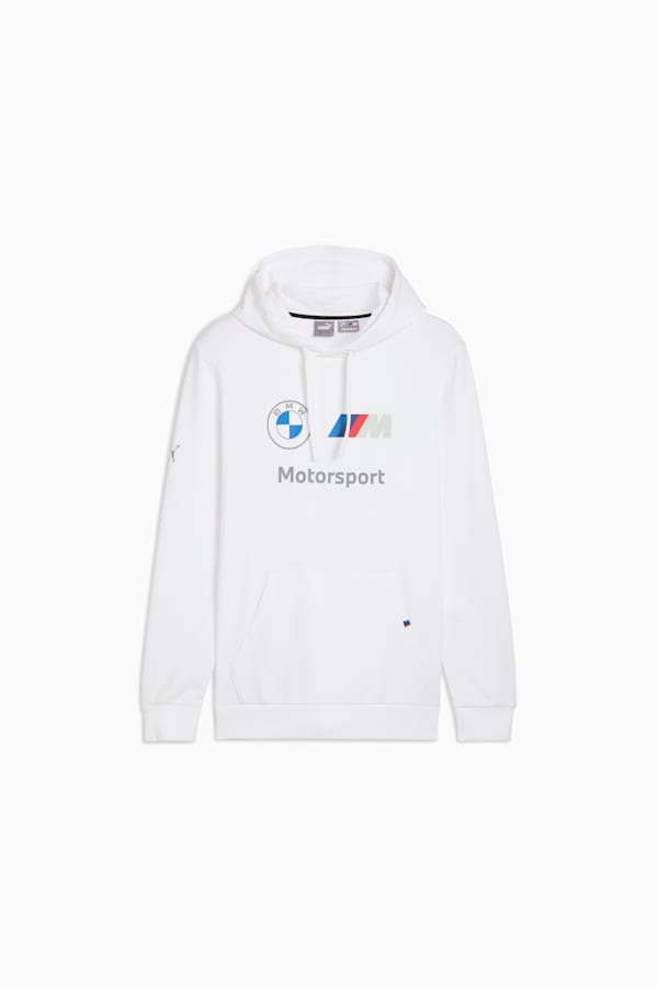 BMW M Motorsport ESS Men's Hoodie, PUMA White, extralarge