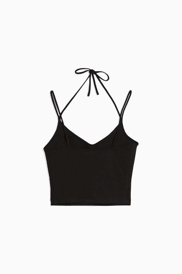 CLASSICS Ribbed Crop Top, PUMA Black, extralarge