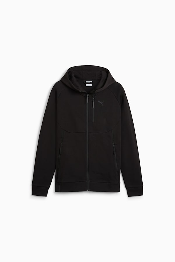 PUMATECH Men's Full-Zip Hoodie, PUMA Black, extralarge