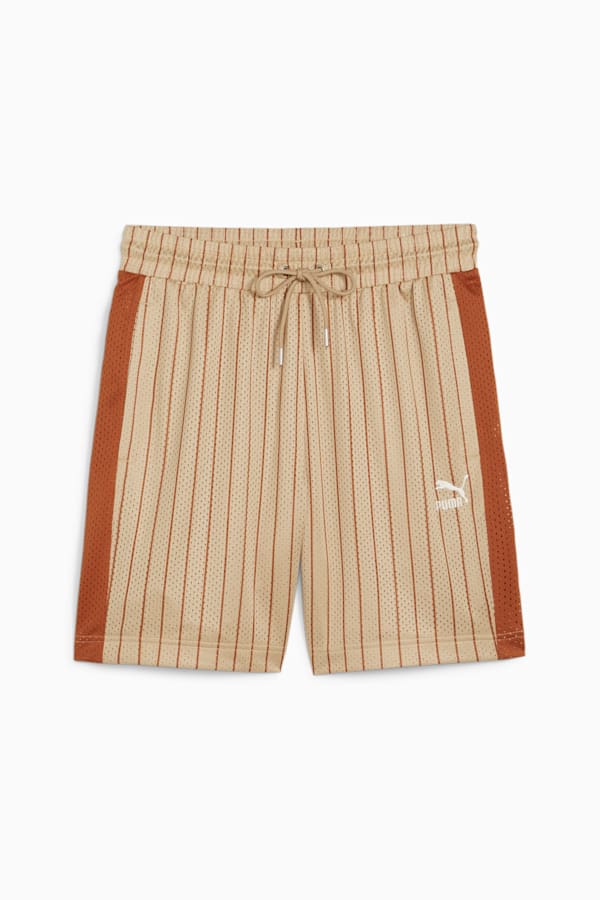 T7 Men's Mesh Shorts, Prairie Tan-AOP, extralarge