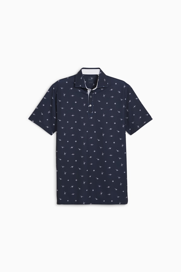 MATTR Skulls Polo, Deep Navy-Melon Punch, extralarge-GBR