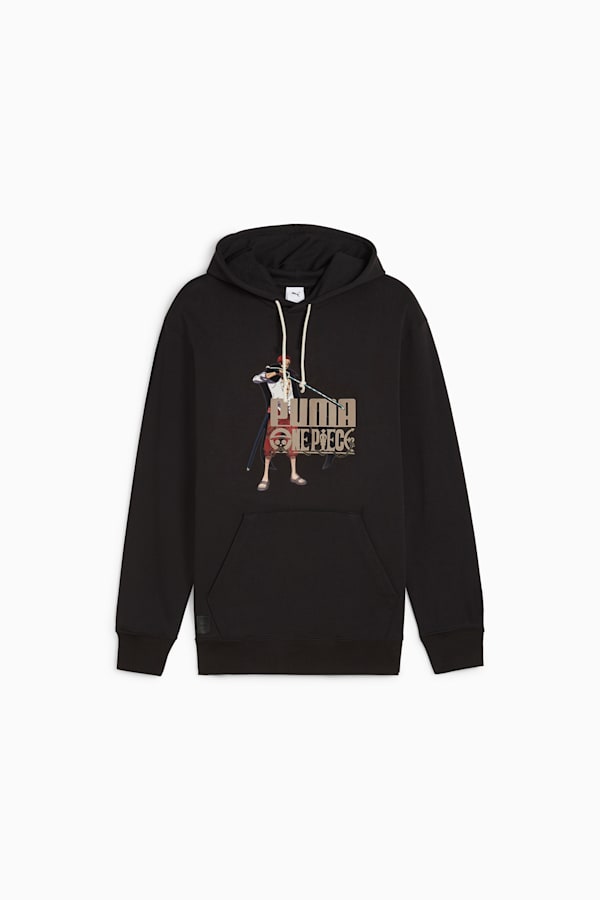 PUMA x ONE PIECE Men's Hoodie, PUMA Black, extralarge