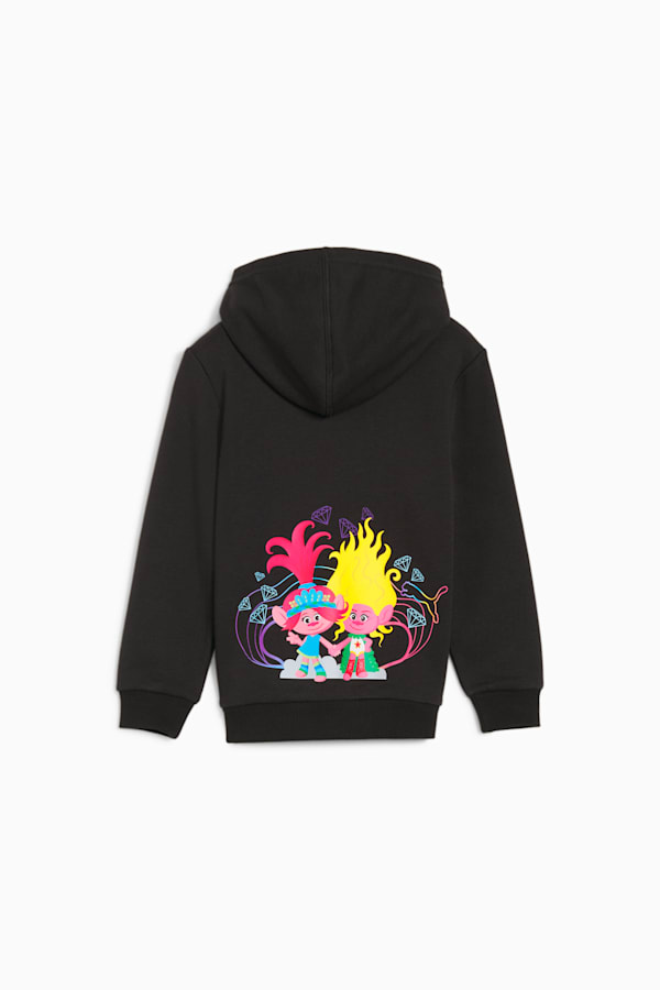 PUMA x TROLLS Kids' Hoodie, PUMA Black, extralarge