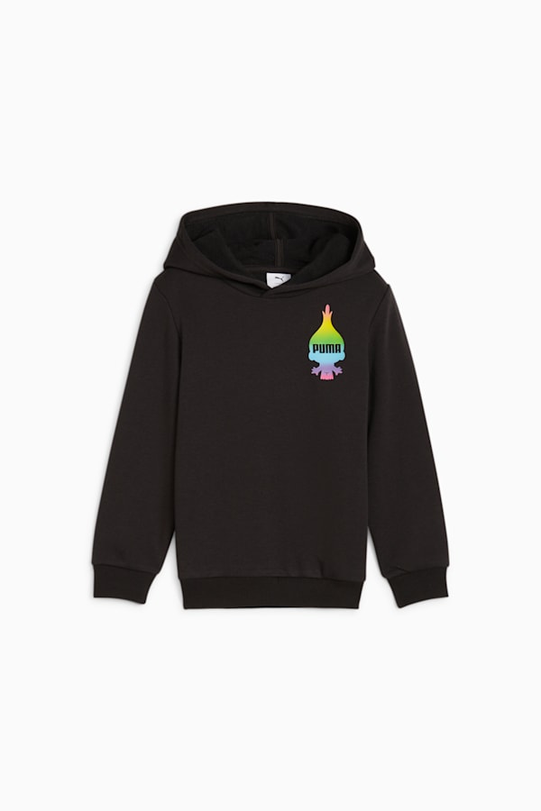 PUMA x TROLLS Kids' Hoodie, PUMA Black, extralarge