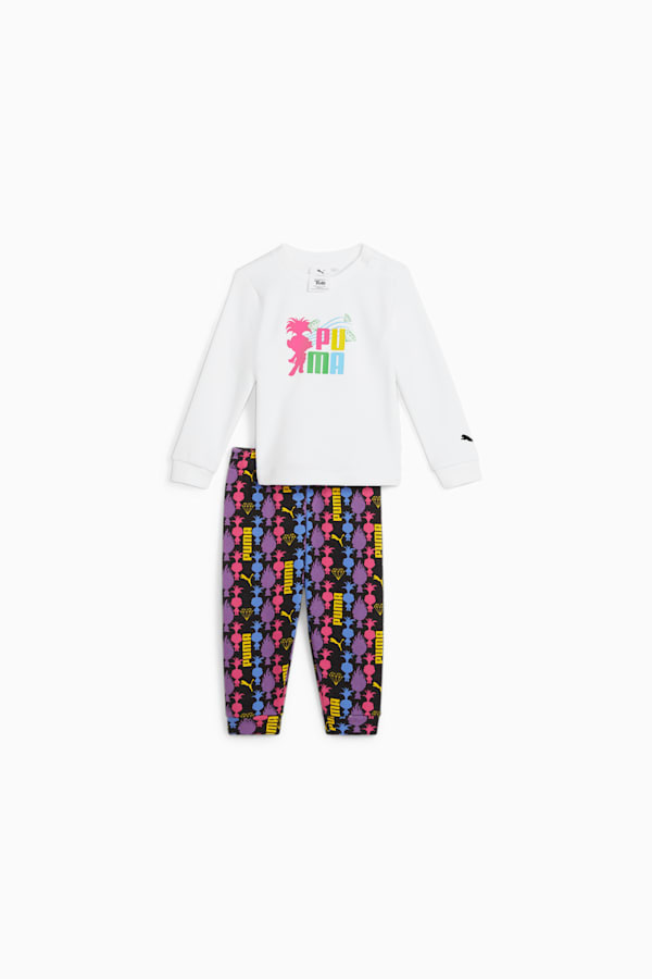 PUMA x TROLLS Toddlers' Jogger Set, PUMA White, extralarge