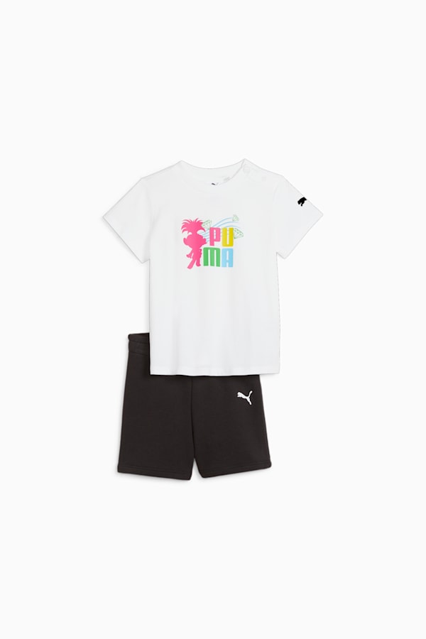 PUMA x TROLLS Toddlers' Minicats Set, PUMA White, extralarge