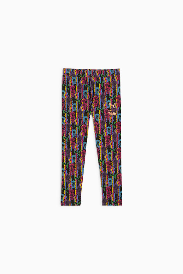 PUMA x TROLLS Kids' Leggings, PUMA Black, extralarge