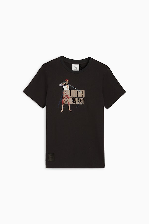 PUMA x ONE PIECE Youth Graphic Tee, PUMA Black, extralarge