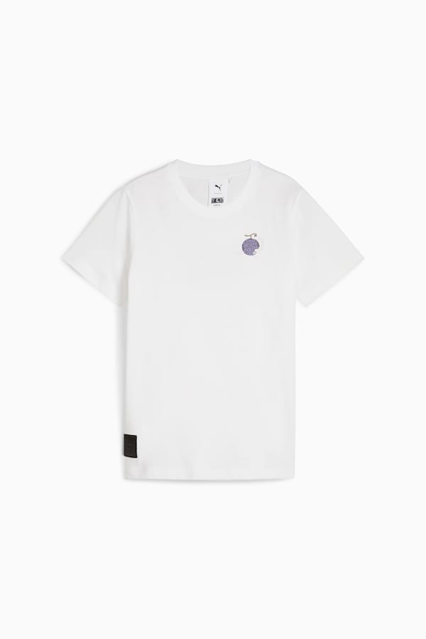 PUMA x ONE PIECE Youth Graphic Tee, PUMA White, extralarge