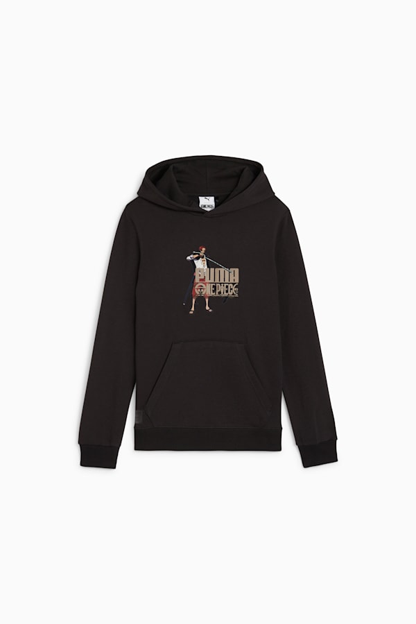 PUMA x ONE PIECE Youth Hoodie, PUMA Black, extralarge