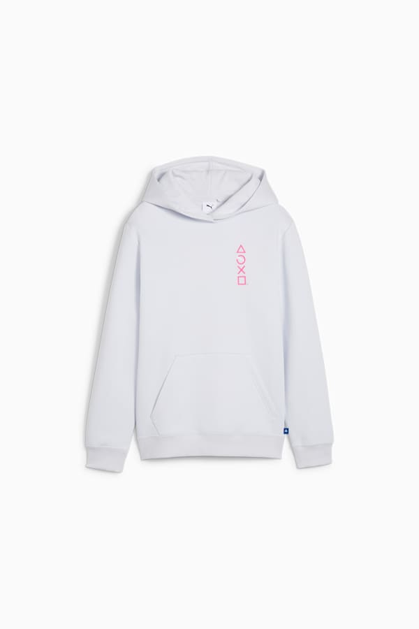 PUMA x PLAYSTATION Youth Hoodie, Silver Mist, extralarge