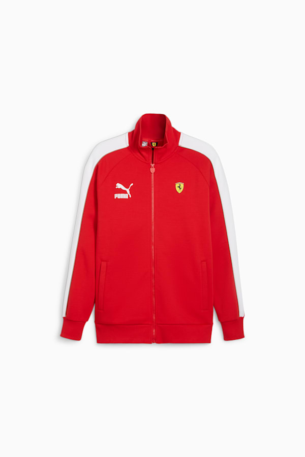 Scuderia Ferrari Race Iconic T7 Men's Motorsport Jacket, Rosso Corsa, extralarge