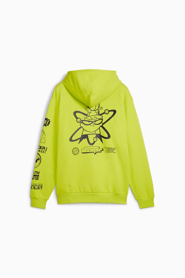 PUMA x DEXTER'S LABORATORY Men's Basketball Hoodie, Lime Pow, extralarge