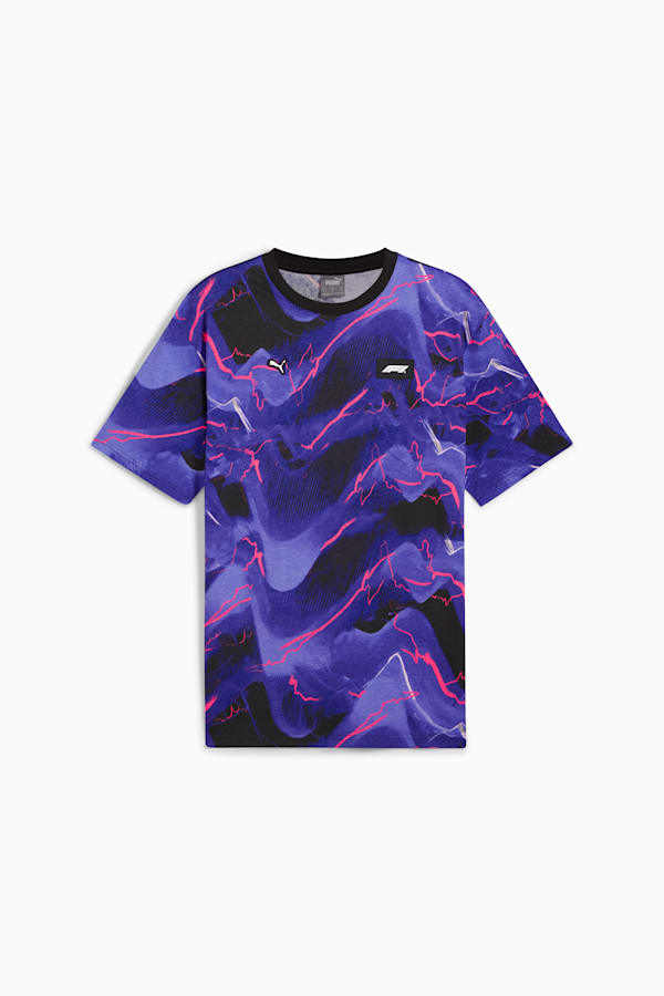 F1® Neon Energy All-Over Print Tee Men, PUMA Black-AOP, extralarge