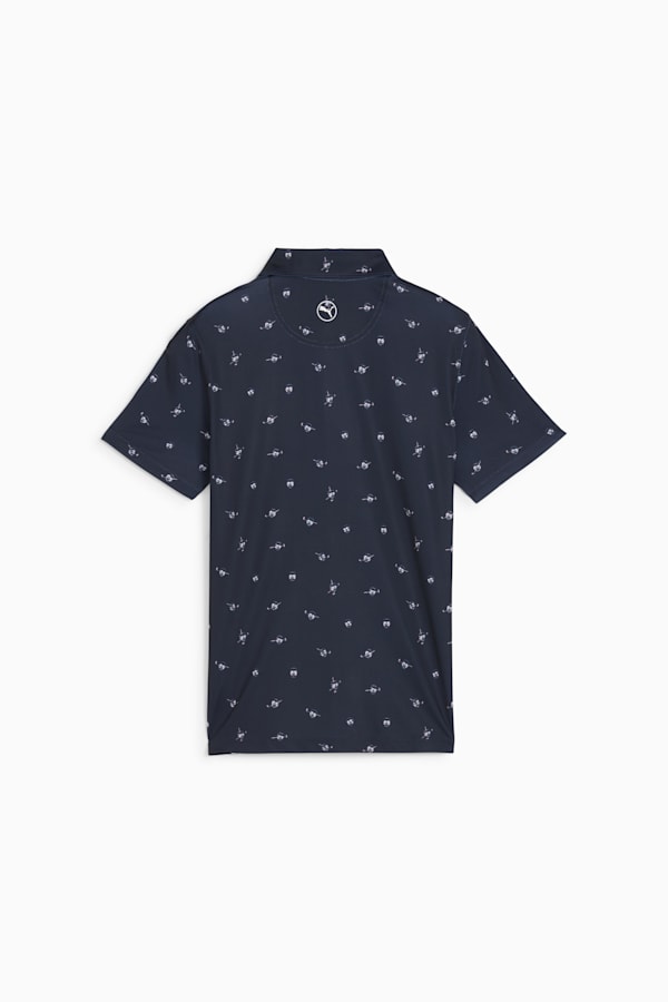 MATTR Skulls Polo Boys, Deep Navy-Melon Punch, extralarge-GBR