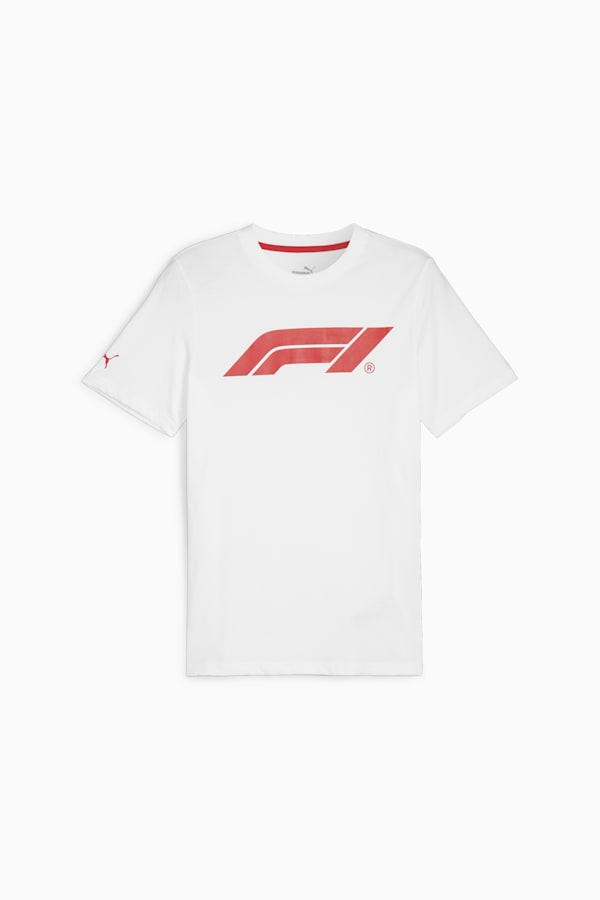 F1® ESS Men's Motorsport Logo Tee, PUMA White, extralarge