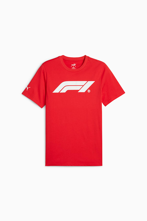 F1® Essentials Men's Motorsport Logo Tee, Pop Red, extralarge-GBR