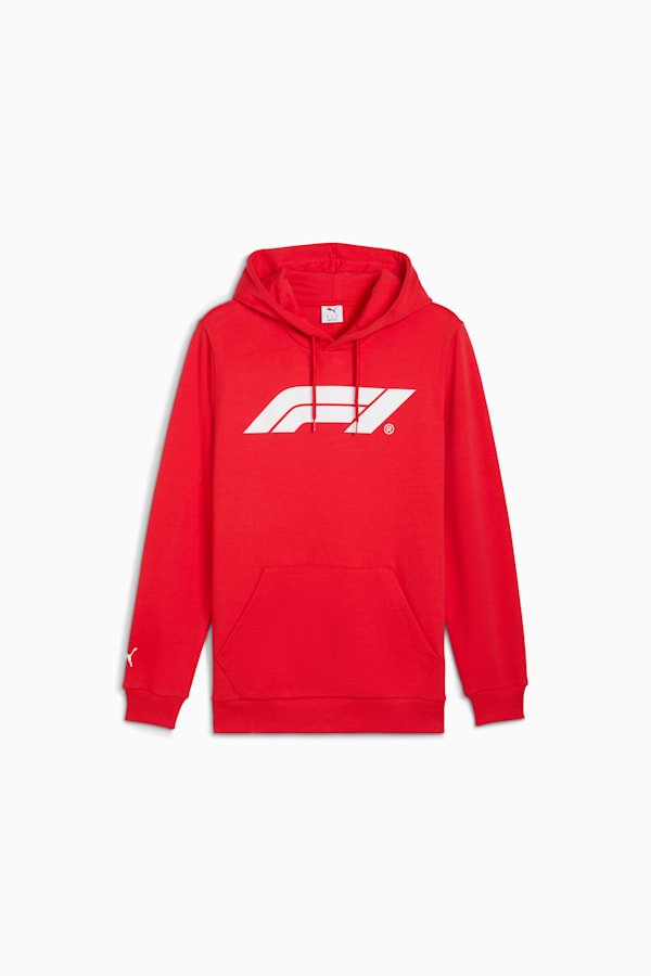 F1® Essentials Men's Motorsport Logo Hoodie, Pop Red, extralarge