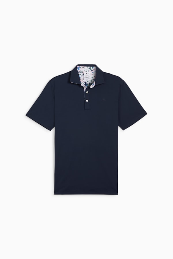 PUMA x Arnold Palmer Floral Trim Men's Polo, Deep Navy, extralarge-GBR