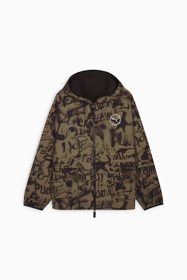 PUMA x LMC All-Over Print Jacket Men, Wild Willow, extralarge