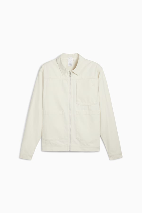 MMQ Zip Overshirt Men, Alpine Snow, extralarge