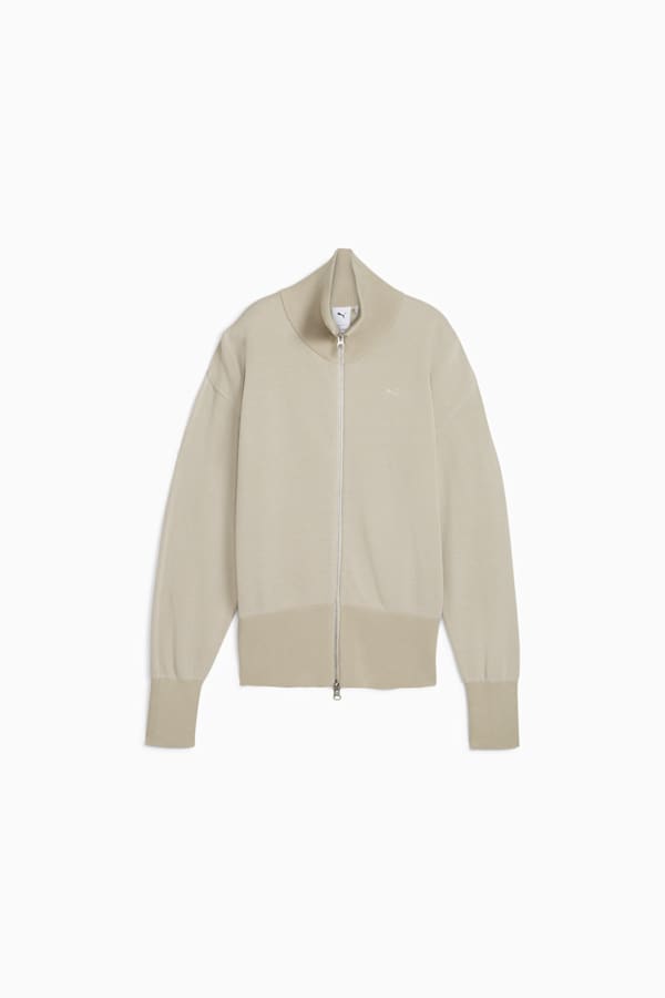YONA Full-Zip Cardigan Women, Desert Dust, extralarge