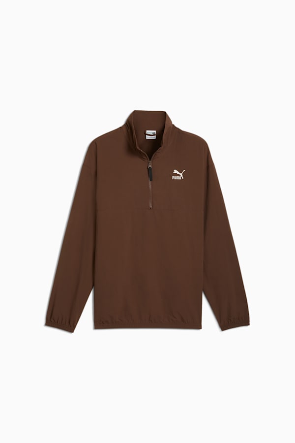 CLASSICS Woven Relaxed Crew Men, Espresso Brown, extralarge
