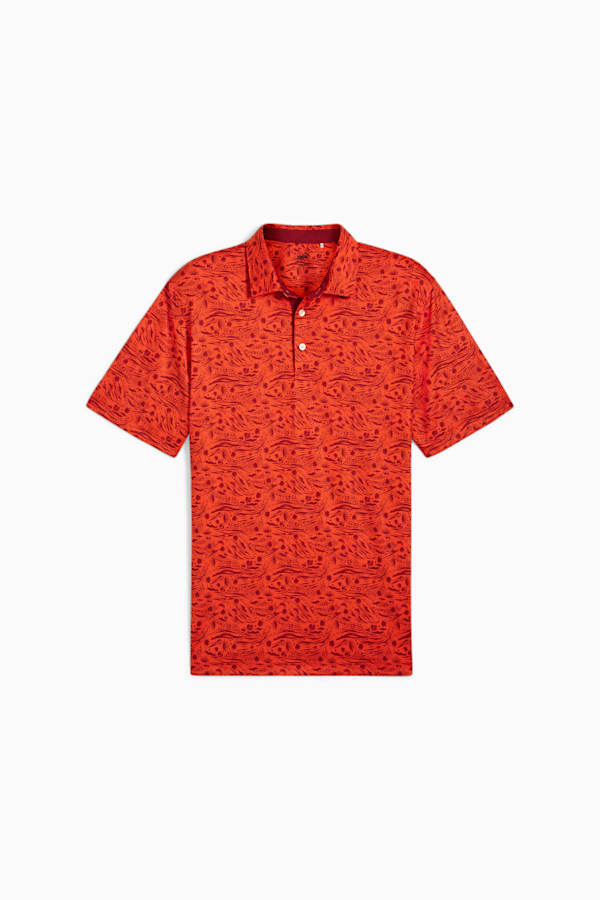 CLOUDSPUN Watering Hole Golf Polo Men, Redmazing-Intense Red, extralarge-GBR