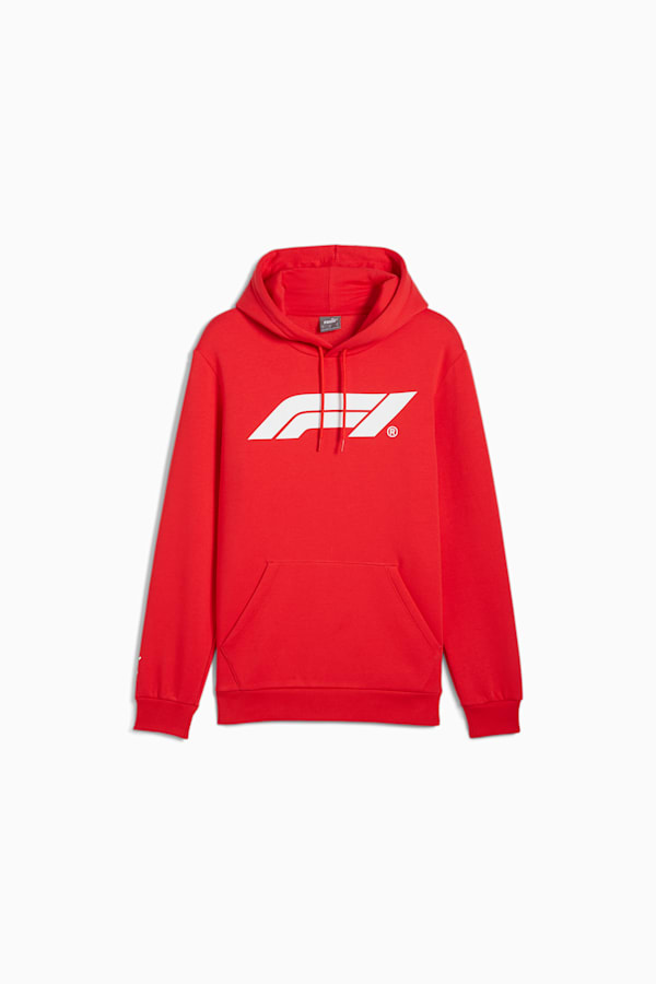 F1® ESS Logo Fleece Hoodie Men, Pop Red, extralarge