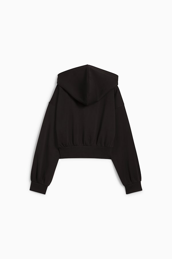 BMW M Motorsport ESS+ Half-Zip Hoodie Women, PUMA Black, extralarge