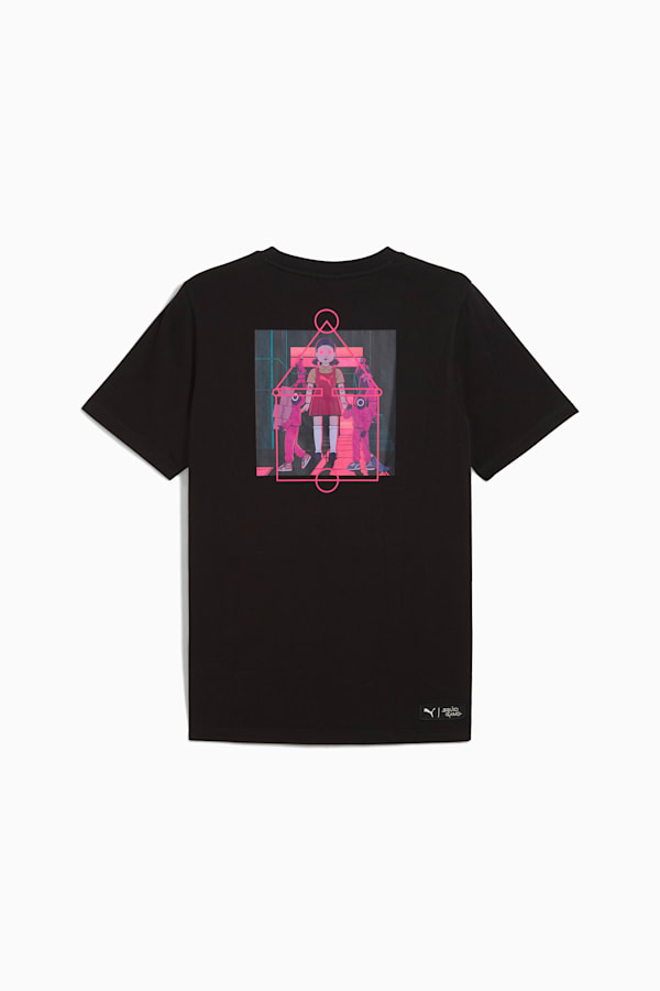 PUMA x SQUID GAME Tee Men, PUMA Black, extralarge