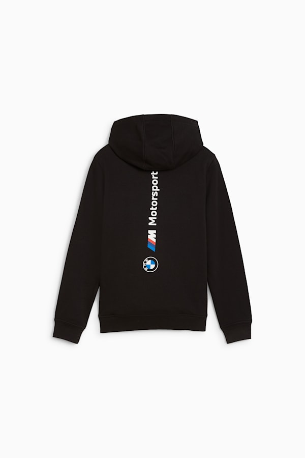 BMW M Motorsport Essentials+ Hoodie Youth, PUMA Black, extralarge