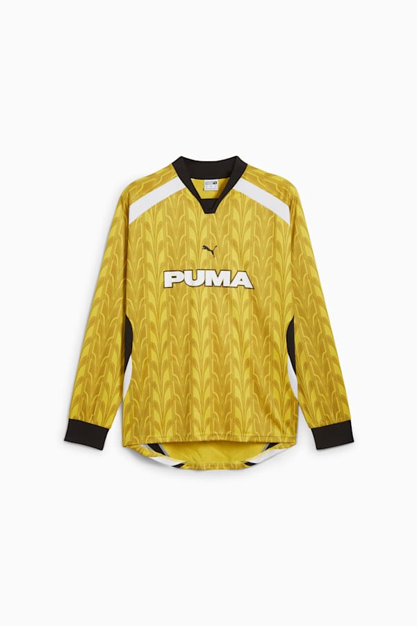 Long Sleeve Football Jersey Unisex, Fresh Pear-AOP, extralarge