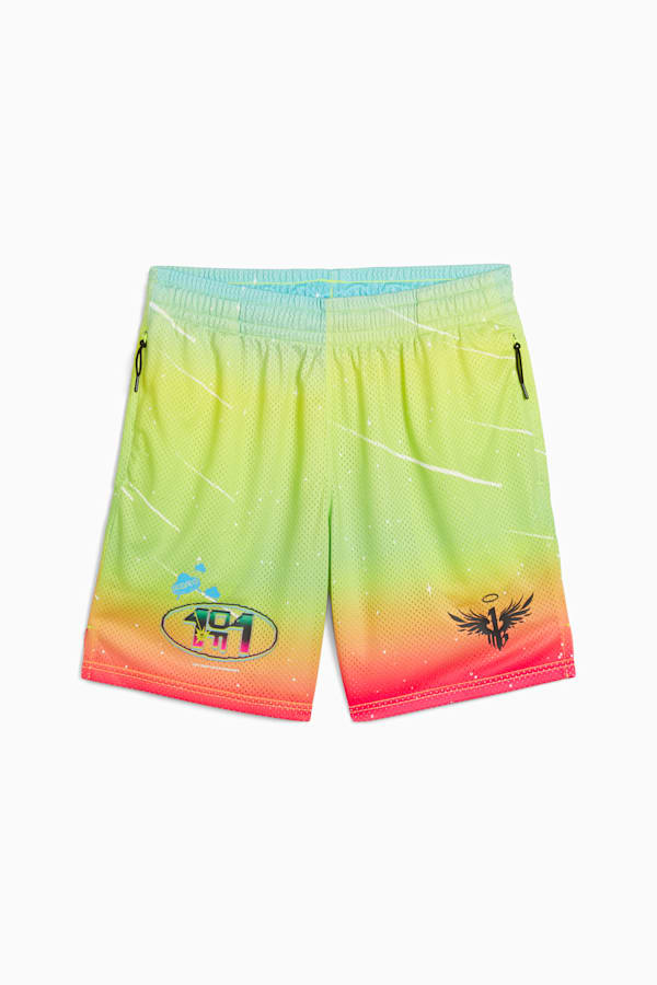 MELO 1Love Basketball Shorts Men, Yellow Alert, extralarge