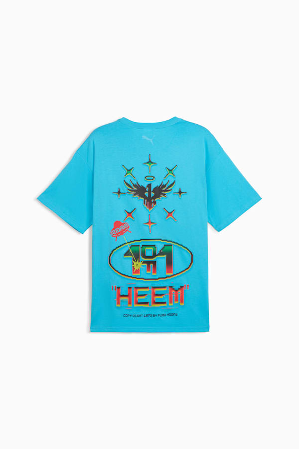 MELO 1Love Basketball Tee II Men, Bright Aqua, extralarge