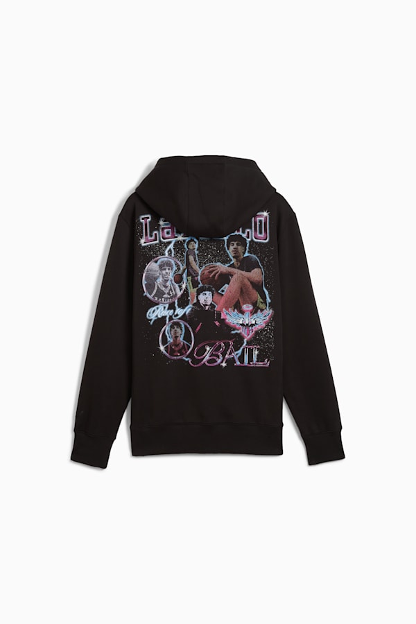 Iridescent Hornets Basketball Hoodie Men, PUMA Black, extralarge