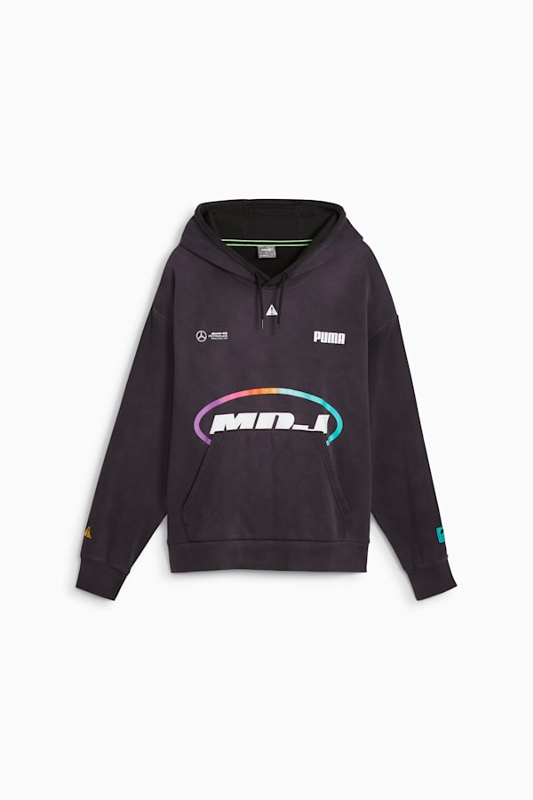 Mercedes-AMG Petronas Motorsport x MDJ Graphic Hoodie, PUMA Black, extralarge