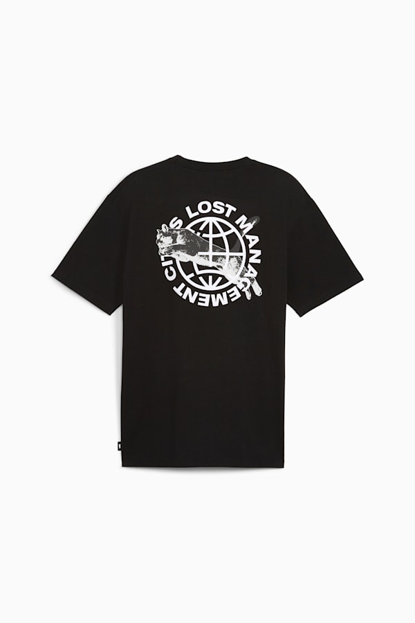PUMA x LMC Cat Tee Men, PUMA Black, extralarge