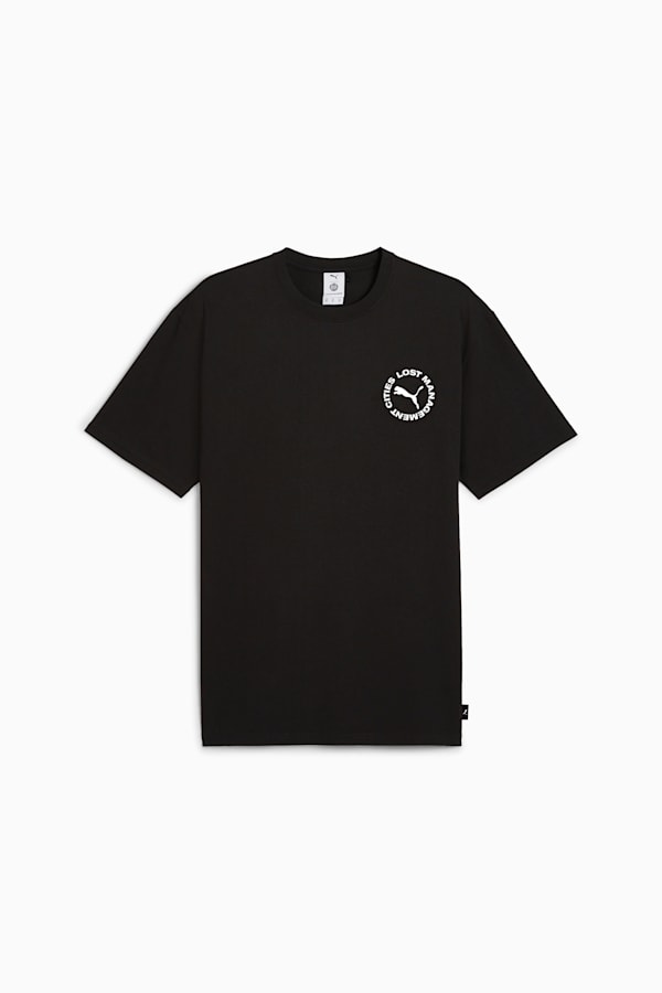 PUMA x LMC Cat Tee Men, PUMA Black, extralarge