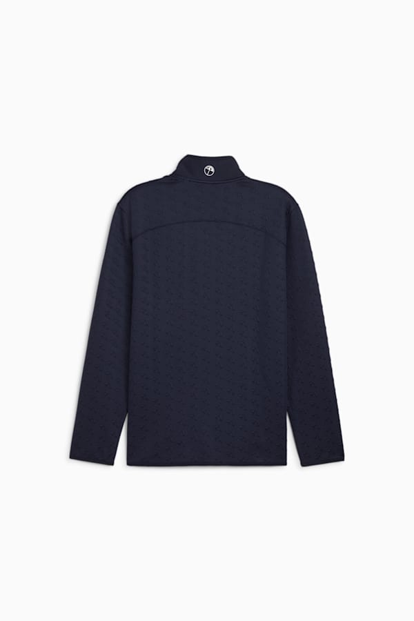 PUMA x ARNOLD PALMER Jacquard Quarter-Zip Top Men, Deep Navy, extralarge-GBR