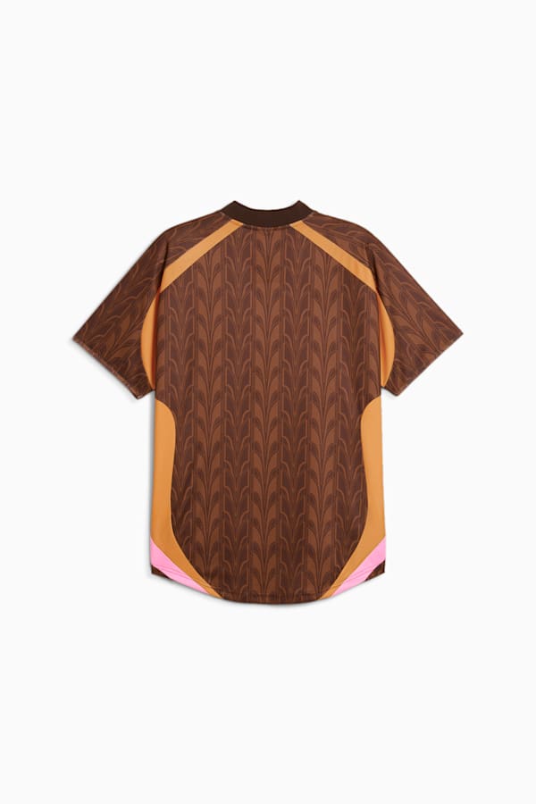 All-Over Print Football Jersey, Chestnut Brown, extralarge