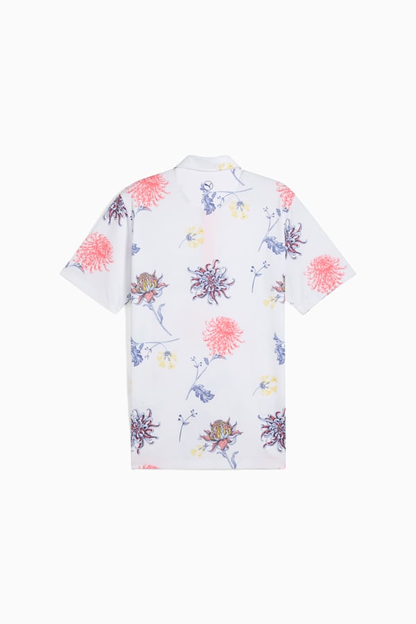 MATTR Dahlia Polo Men, White Glow-Peach Frost, extralarge