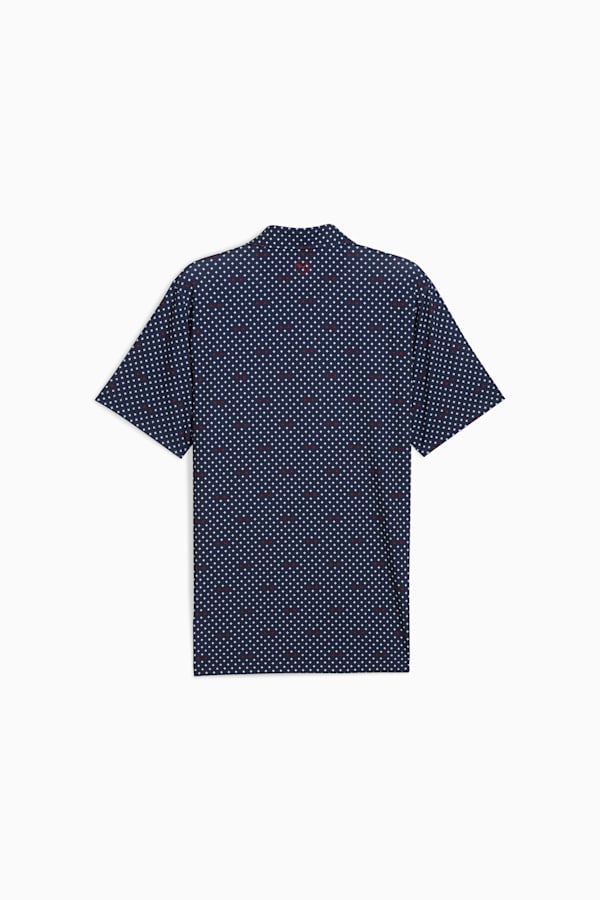 MATTR Burgh Golf Polo Men, Deep Navy-White Glow, extralarge