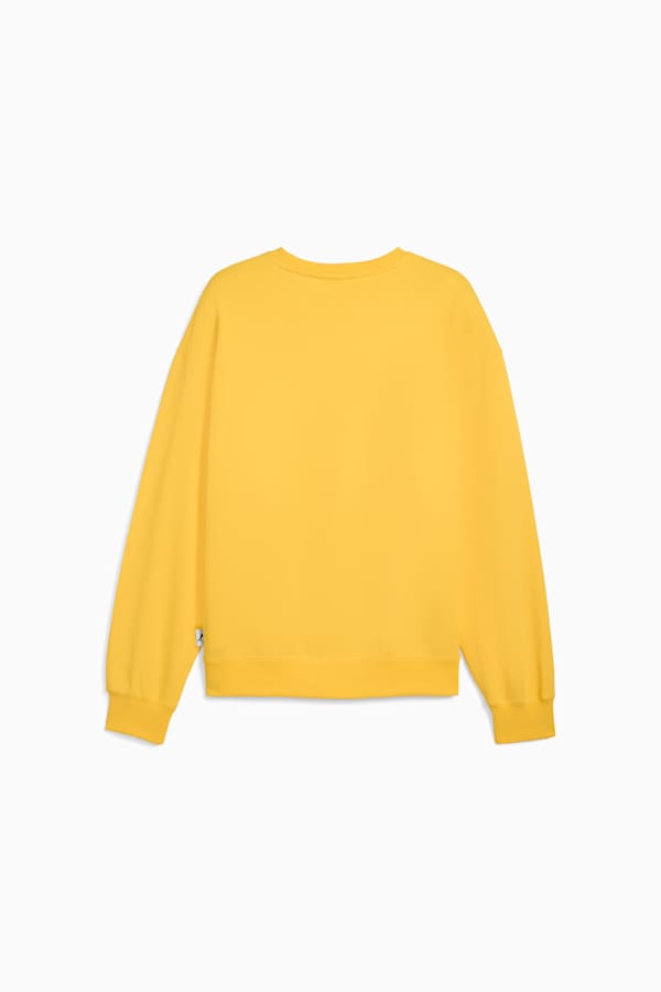 MMQ Graphic Crew Men, Sunny Yellow, extralarge
