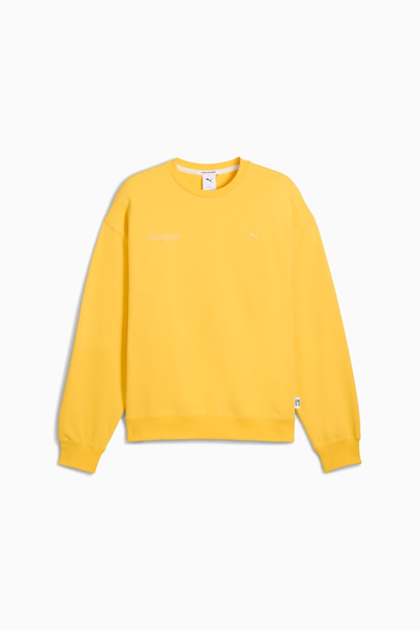 MMQ Graphic Crew Men, Sunny Yellow, extralarge