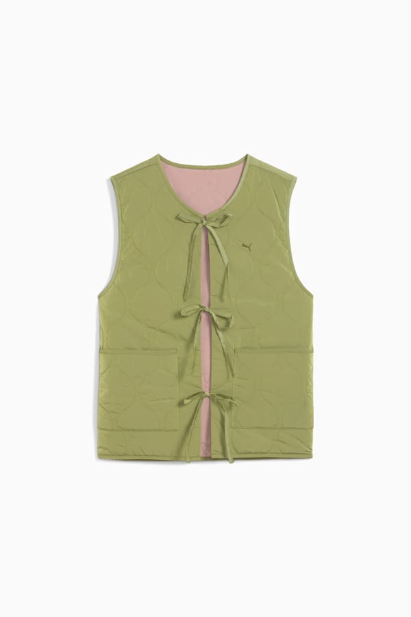 YONA Reversible Vest Women, Kiwi Green, extralarge