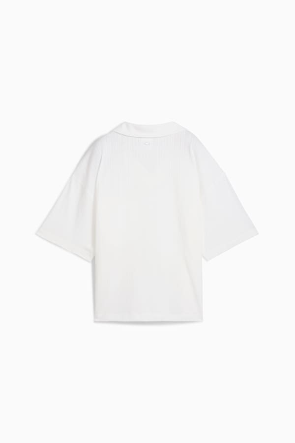 YONA Oversized Polo Women, PUMA White, extralarge-GBR