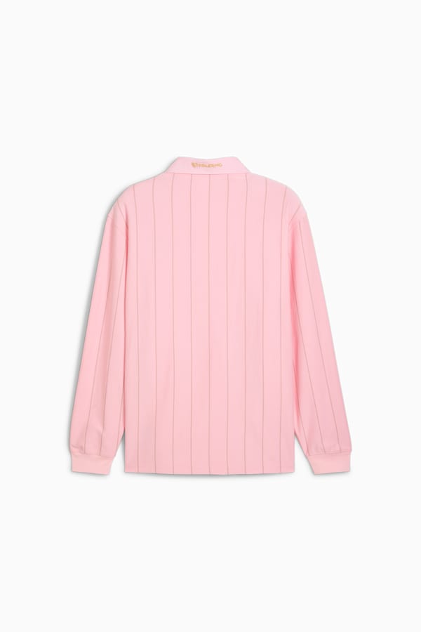 PUMA x PALERMO F.C. Long Sleeve Polo Unisex, Bright Pink, extralarge