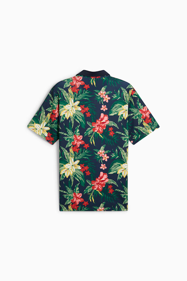 PUMA x PALM TREE CREW Floral Polo Men, Deep Navy, extralarge