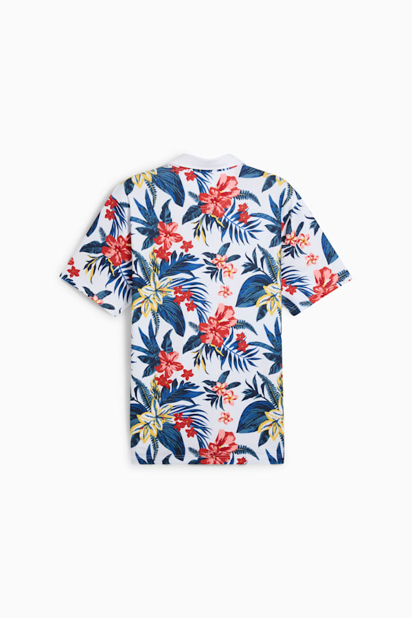 PUMA x PALM TREE CREW Floral Polo Men, White Glow, extralarge